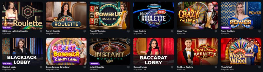 Casabet Casino jeux live